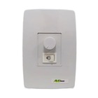 Ventilador De Teto Ac Vent Saturno 8086 40cm 2 Lâmpadas Preto