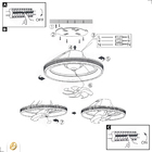 Ventilador De Teto Air Ring Led 40w Controle Remoto Bluetoot