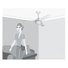 Ventilador de Teto Arno Alivio 3 Pás 3 Velocidades Branco 220