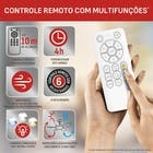 Ventilador de Teto Controle Remoto Arno VX25 New Ultimate Com LED Integrado 5 Pás 107cm Branco Bivolt