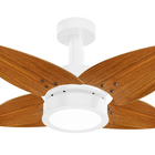 Ventilador De Teto Aspen Led 3000k Venti-delta Branco 4pás Fr