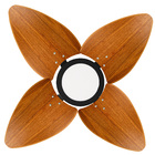 Ventilador De Teto Aspen Led 3000k Venti-delta Preto 4pás Fre