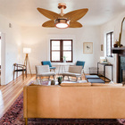 Ventilador De Teto Aspen Led 6000k Venti-delta Cobre 4pás Fre