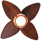 Ventilador De Teto Aspen Led 6000k Venti-delta Cobre 4pás Imb