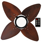 Ventilador De Teto Aspen Led 6000k Venti-delta Preto 4pás Imb