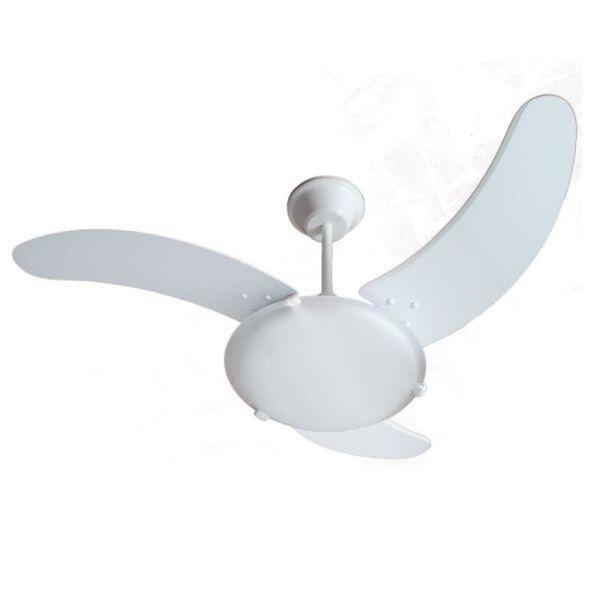 Ventilador De Teto Aura Branco 110v 3 Pás Brancas