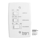 Ventilador De Teto Aura Pás Transparente 130w Branco Tron