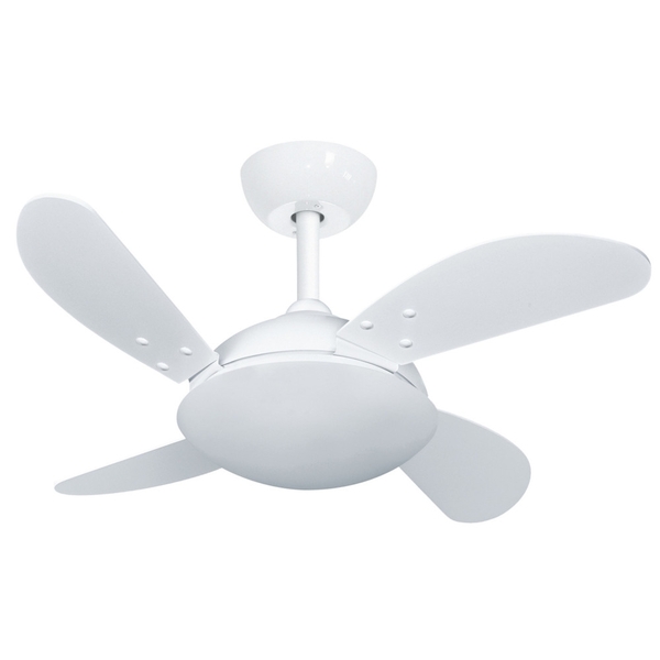 Ventilador de Teto Branco 4 Pás Premium Fly Mini Branco 127V