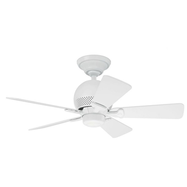 Ventilador de Teto Branco 5 Pas S/ Luminaria Hunter Fan 127V