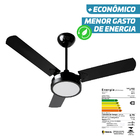 Ventilador De Teto Citrino New Preto Led 18w 6000k 220v Tron