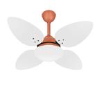 Ventilador De Teto Cobre Silencioso 4 Pás Pétalo Ventax 220v