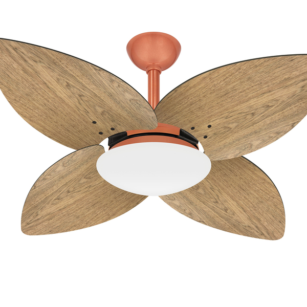 Ventilador De Teto Cobre Silencioso 4 Pás Winds Ventax 110v