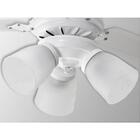 Ventilador De Teto Com 3 Lâmpadas Rubi Branco Loren Sid 220v