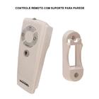 Ventilador De Teto Com Controle Remoto 18w Branco Mogno 127v