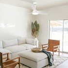 Ventilador de Teto com Controle Remoto Beach Eco 3 Pás 107cm Branco Bivolt