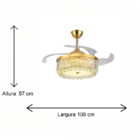 Ventilador de Teto com Controle Remoto CGE-8083