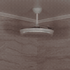 Ventilador de Teto com Controle Remoto SL Iluminação Chase Cristal Led 3 e 1 4 Pás 50cm Bivolt