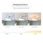 Ventilador de Teto com Controle Remoto Inspire Aura com Led Integrado 3 Ps 974cm Branco Bivolt
