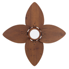 Ventilador de Teto com Controle Remoto Jeri 4 Pás 122cm Marrom Imbuia 127V (110V) Ventex