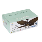 Ventilador de Teto com Controle Remoto Jeri 4 Pás 122cm Marrom Imbuia 220V Ventex