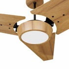 Ventilador De Teto Com Controle Remoto Natuvent Callis Led 3