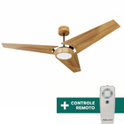 Ventilador De Teto Com Controle Remoto Natuvent Callis Led 3