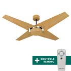 Ventilador De Teto Com Controle Remoto Natuvent Callis No Lig