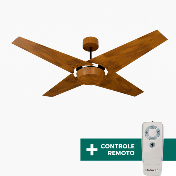 Ventilador De Teto Com Controle Remoto Natuvent Callis No Lig