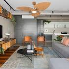 Ventilador De Teto Com Controle Remoto Natuvent Dahlia Led 3