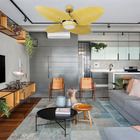 Ventilador De Teto Com Controle Remoto Natuvent Dahlia Led 4