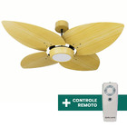 Ventilador De Teto Com Controle Remoto Natuvent Dahlia Led 4