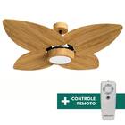 Ventilador De Teto Com Controle Remoto Natuvent Dahlia Led 4
