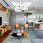 Ventilador De Teto Com Controle Remoto Natuvent Dahlia Led 4