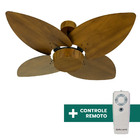 Ventilador De Teto Com Controle Remoto Natuvent Dahlia No Lig