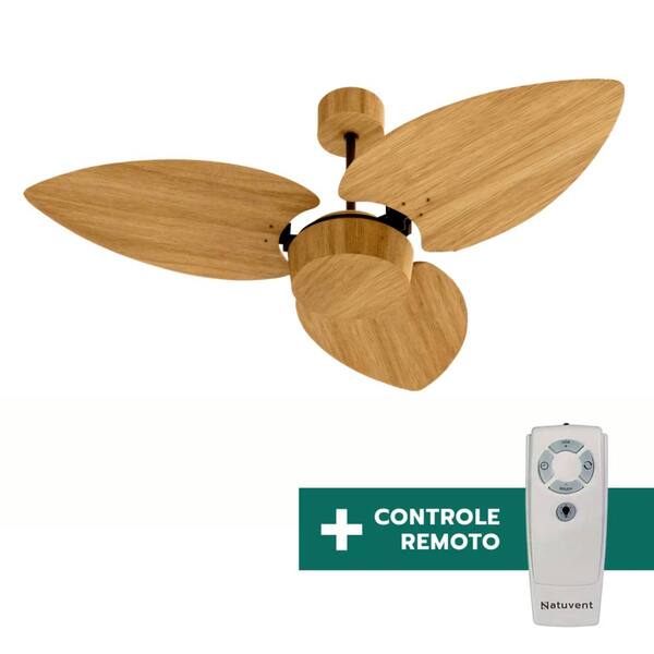 Ventilador De Teto Com Controle Remoto Natuvent Dahlia No Lig