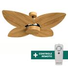 Ventilador De Teto Com Controle Remoto Natuvent Dahlia No Lig