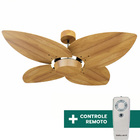 Ventilador De Teto Com Controle Remoto Natuvent Dahlia No Lig
