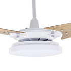 Ventilador de Teto com Controle Remoto Nunes Freijó 3 Pás 101cm Branco 220V Ventex