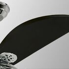 Ventilador De Teto Com Controle Remoto Onix Cromado Loren Sid