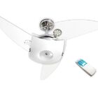 Ventilador De Teto Com Controle Remoto Onix Quadrado Cromado