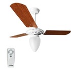 Ventilador De Teto Com Controle Remoto Rico 150w E 180w Branc