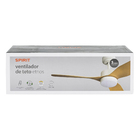 Ventilador de Teto com Controle Remoto Spirit Etnos com Led 3 em 1 3 Pás 132 cm Branco Bivolt