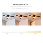 Ventilador de Teto com Controle Remoto Spirit Zeoo com Led 3 Pás 132 cm Tabaco Bivolt