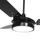 Ventilador De Teto Com Controle Remoto Valen Led 18w Preto Ve