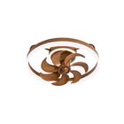 VENTILADOR DE TETO COM PLAFON DE LED AIR WOOD