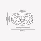 VENTILADOR DE TETO COM PLAFON DE LED AIR WOOD
