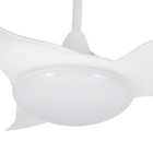 Ventilador de Teto com Controle Remoto e Controle de Parede 3 Pás 80 cm Branco 110V Slim 80 Inspire