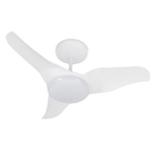 Ventilador de Teto com Controle Remoto e Controle de Parede 3 Pás 80 cm Branco 220V Slim 80 Inspire