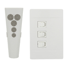 Ventilador de Teto com Controle Remoto e Controle de Parede 3 Pás 80 cm Branco 220V Slim 80 Inspire