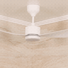 Ventilador de Teto com Controle Remoto Elgin Silence Air com Led 3 Pás Branco Bivolt